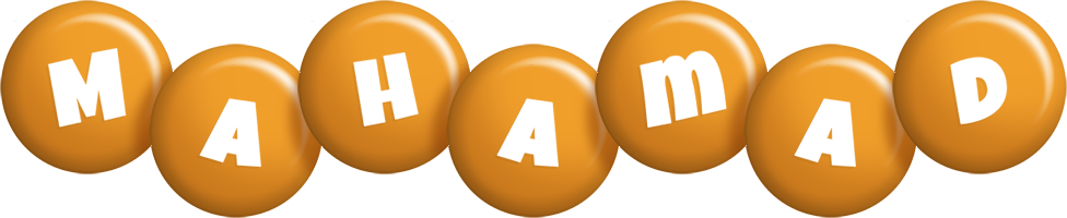 Mahamad candy-orange logo