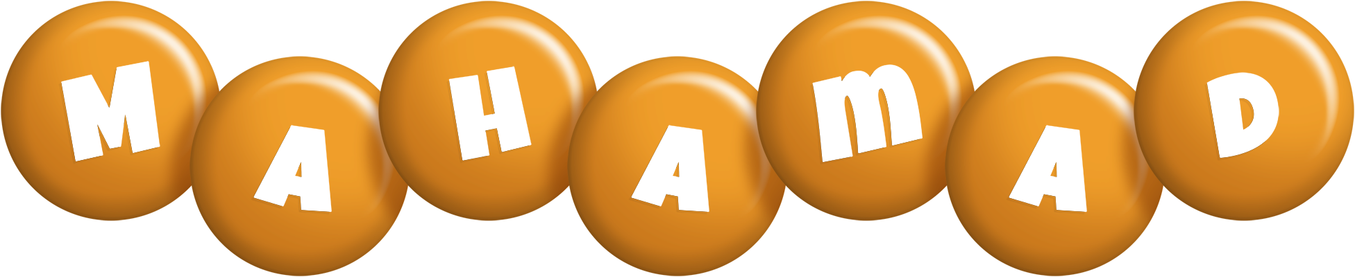 Mahamad candy-orange logo