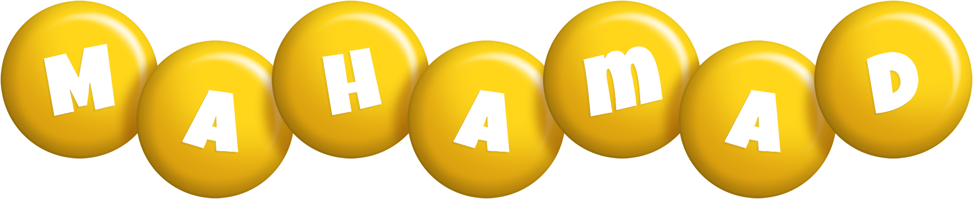 Mahamad candy-yellow logo