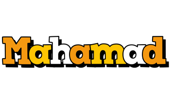 Mahamad cartoon logo