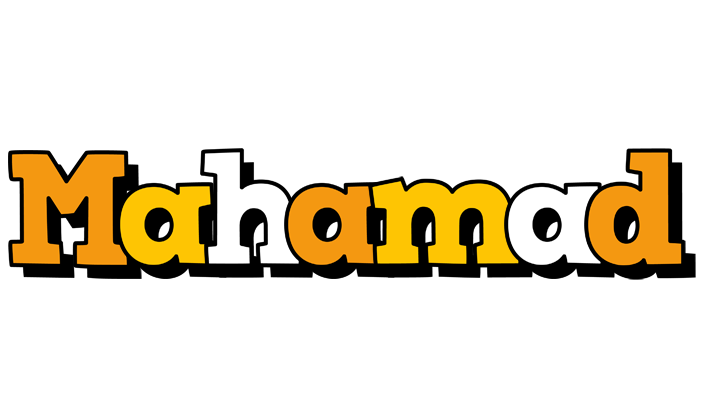 Mahamad cartoon logo