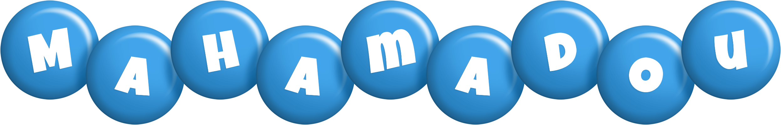 Mahamadou candy-blue logo