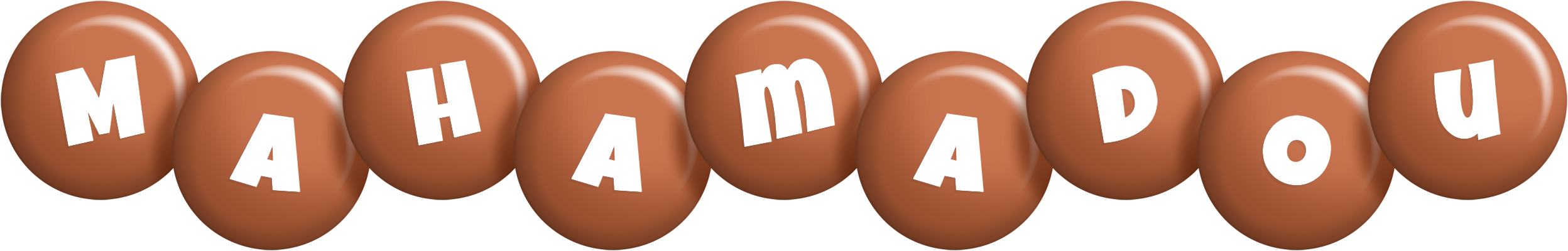Mahamadou candy-brown logo