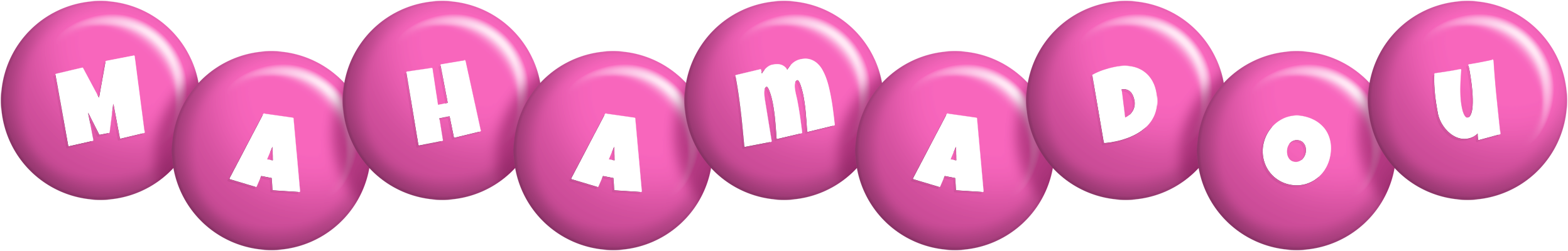 Mahamadou candy-pink logo