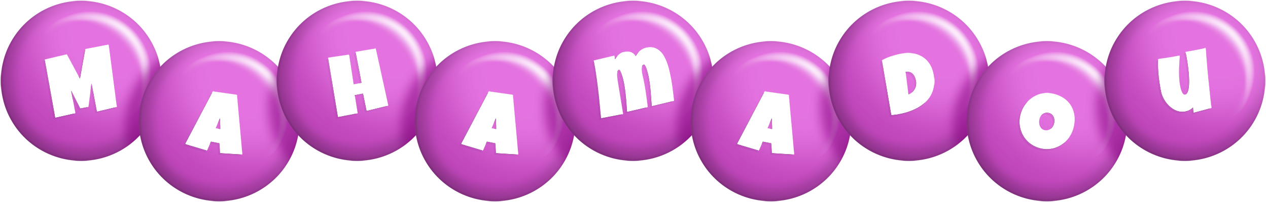 Mahamadou candy-purple logo