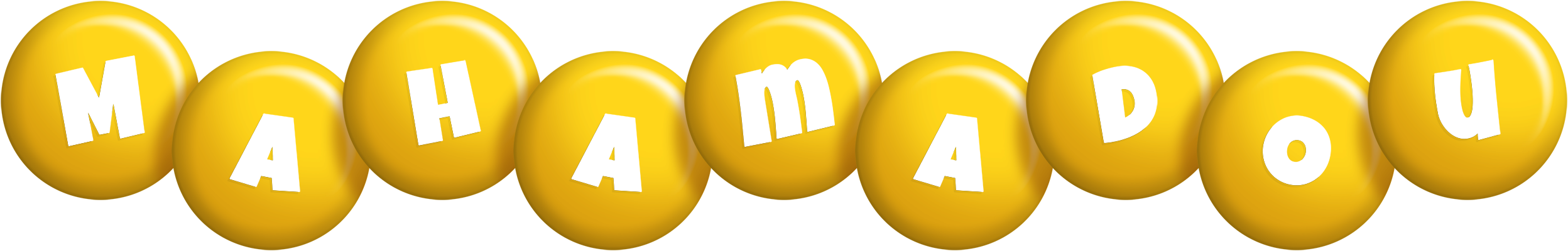 Mahamadou candy-yellow logo