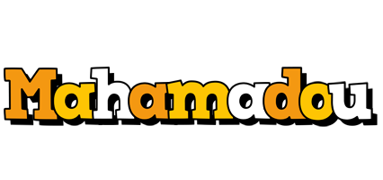 Mahamadou cartoon logo