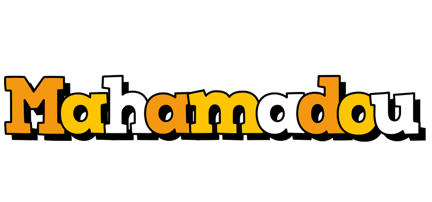 Mahamadou cartoon logo