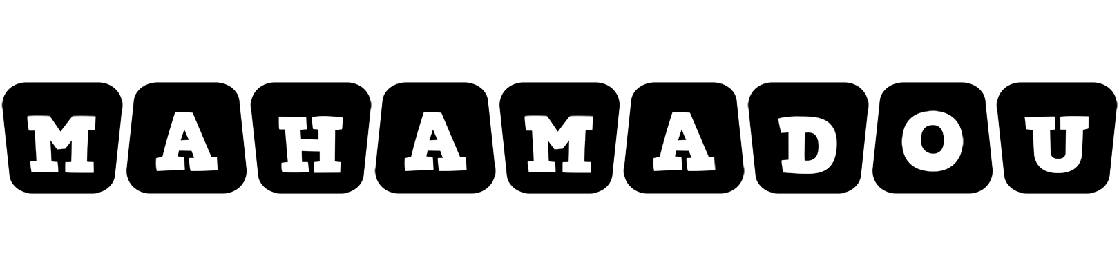 Mahamadou racing logo
