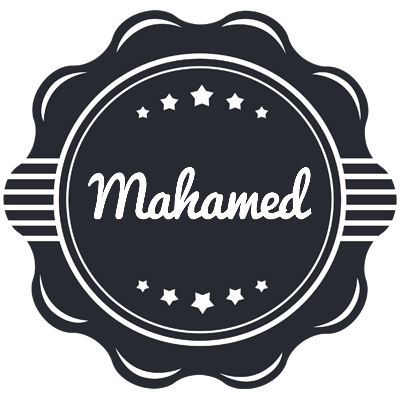 Mahamed badge logo