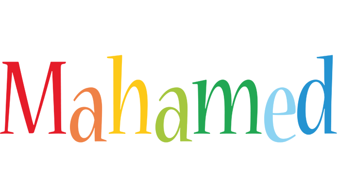 Mahamed birthday logo