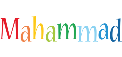 Mahammad birthday logo