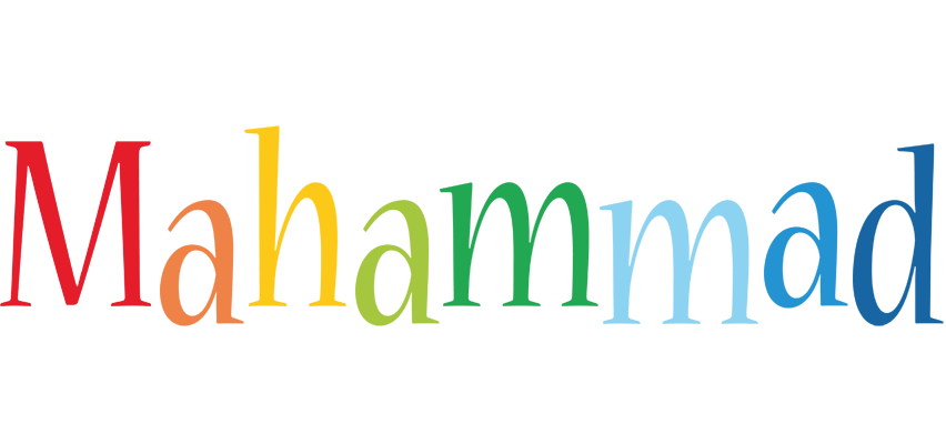 Mahammad birthday logo