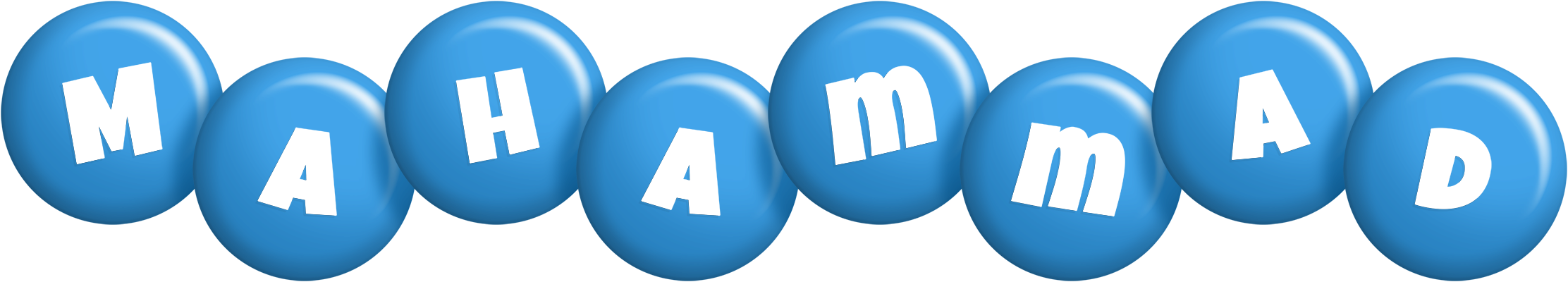 Mahammad candy-blue logo