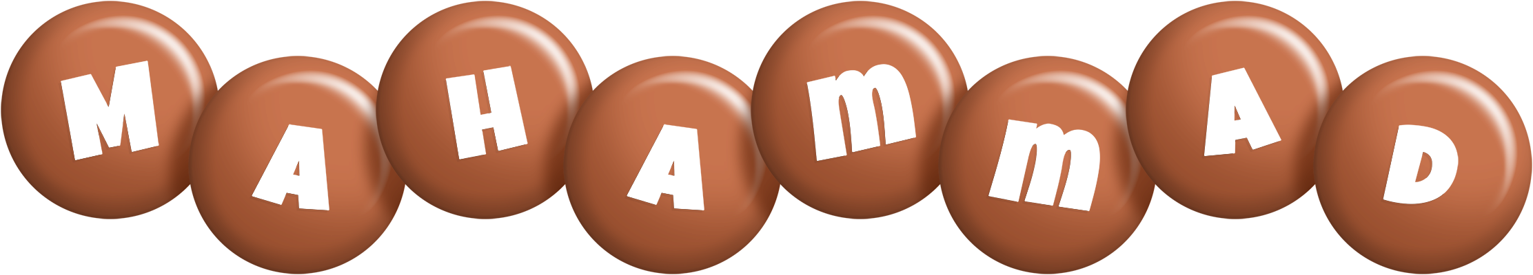 Mahammad candy-brown logo