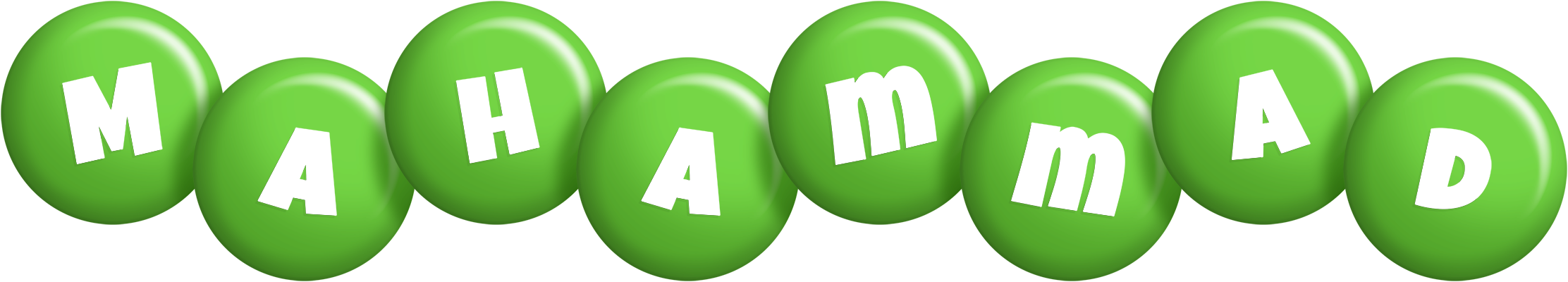 Mahammad candy-green logo