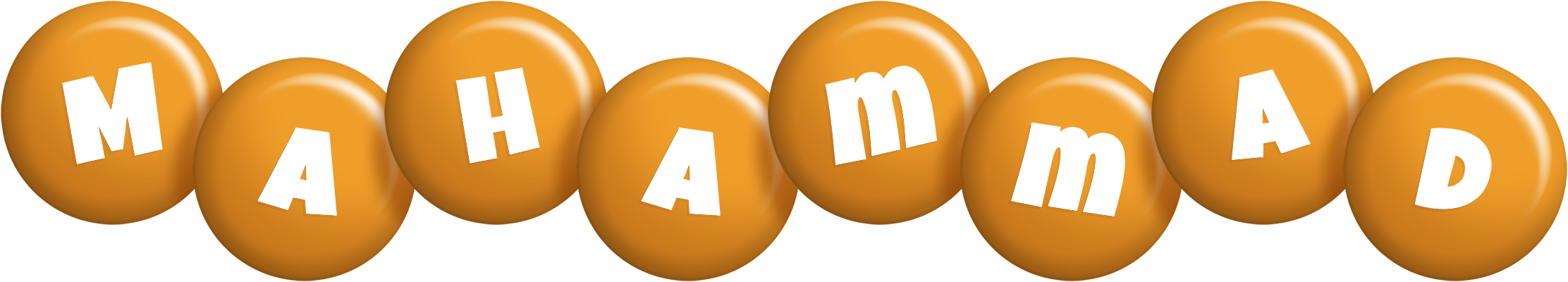 Mahammad candy-orange logo