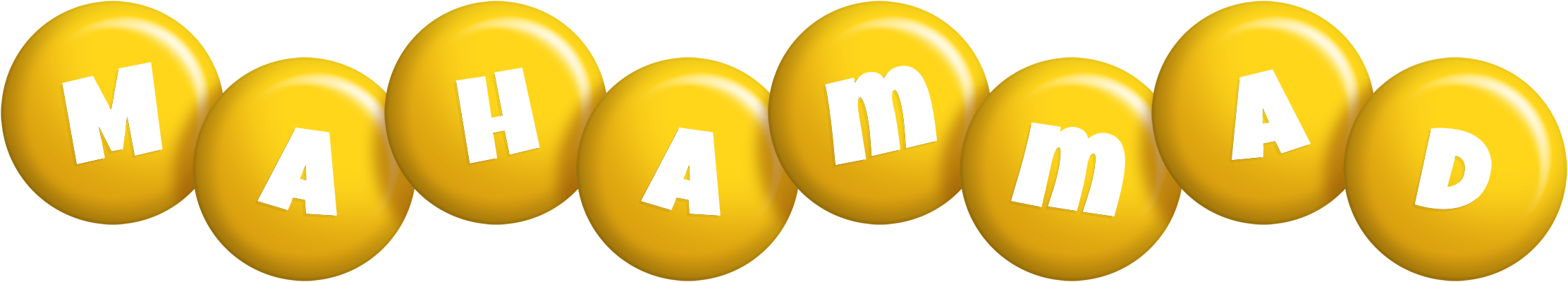 Mahammad candy-yellow logo