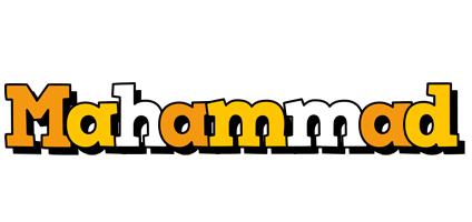 Mahammad cartoon logo