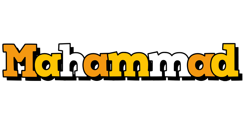Mahammad cartoon logo