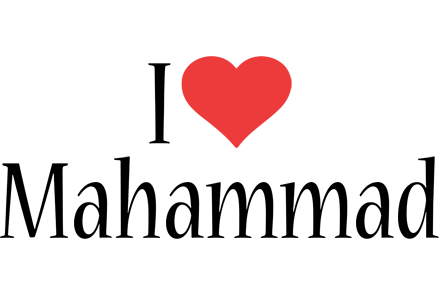 Mahammad i-love logo