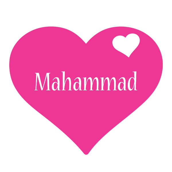 Mahammad love-heart logo