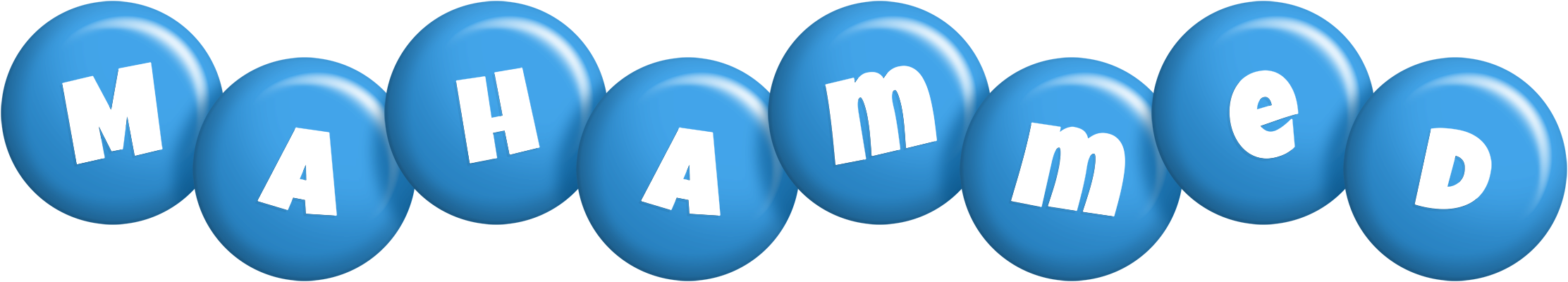 Mahammed candy-blue logo