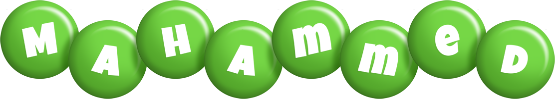 Mahammed candy-green logo