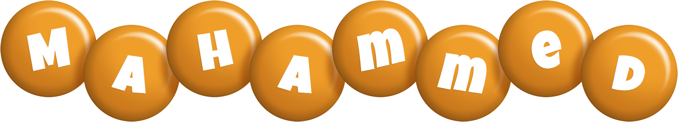 Mahammed candy-orange logo
