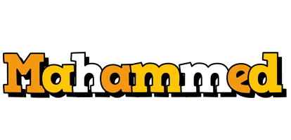 Mahammed cartoon logo