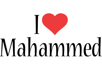 Mahammed i-love logo