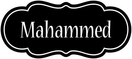 Mahammed welcome logo