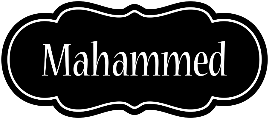 Mahammed welcome logo