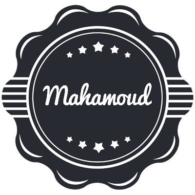 Mahamoud badge logo