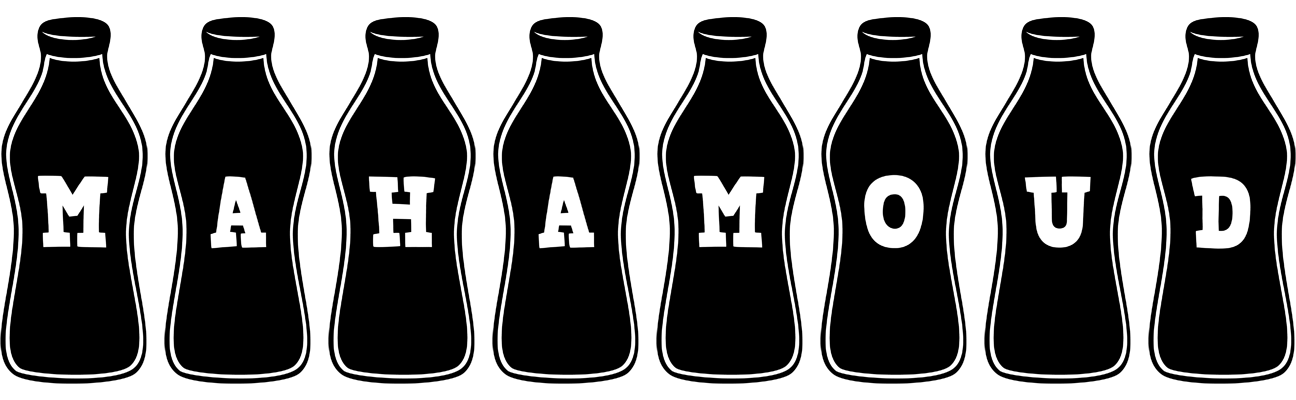 Mahamoud bottle logo