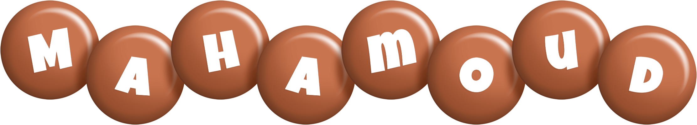 Mahamoud candy-brown logo