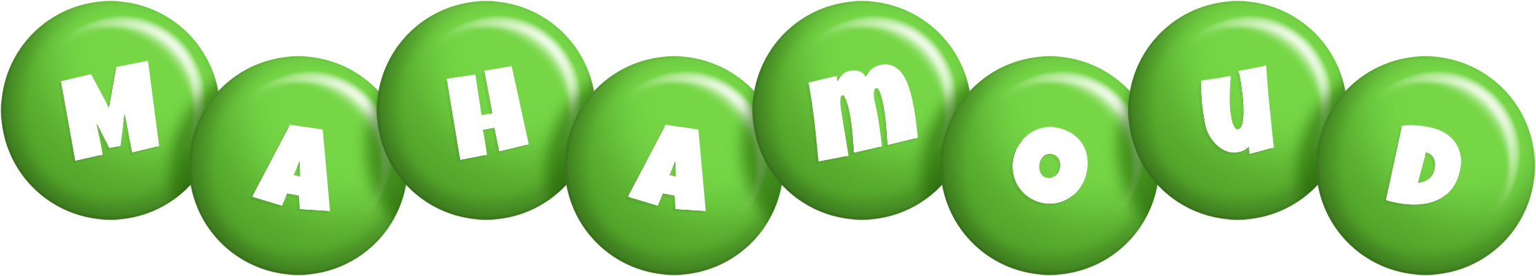 Mahamoud candy-green logo
