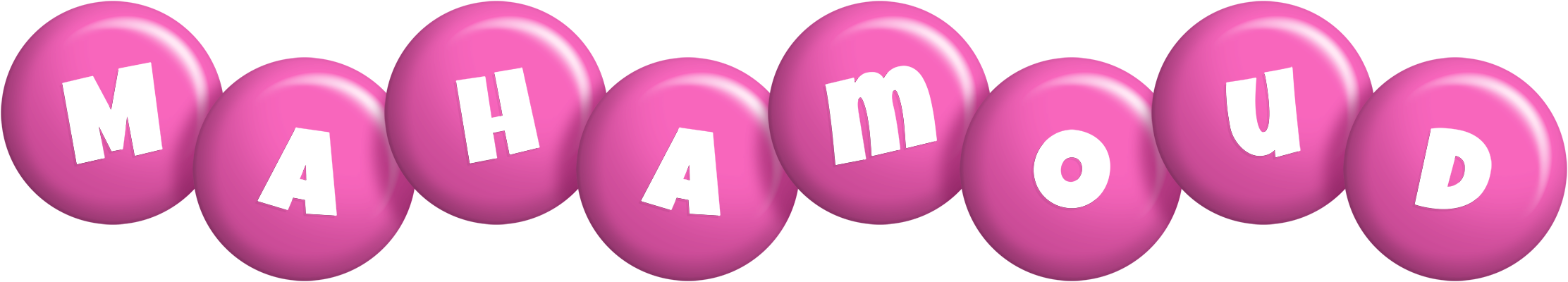 Mahamoud candy-pink logo