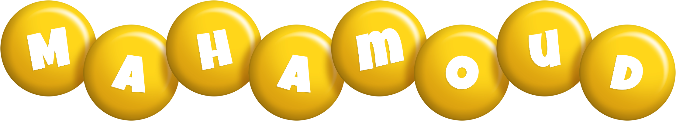 Mahamoud candy-yellow logo