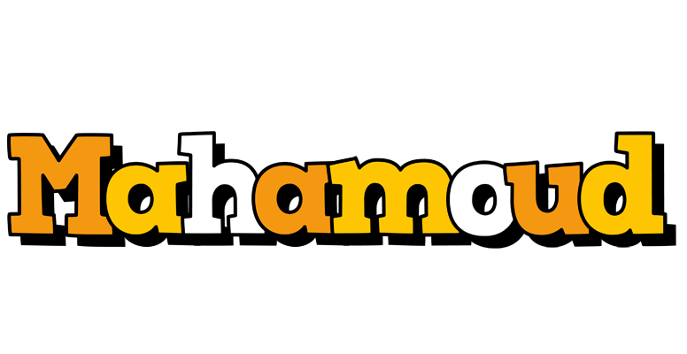 Mahamoud cartoon logo