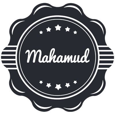 Mahamud badge logo