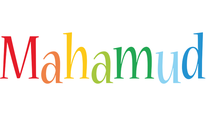 Mahamud birthday logo