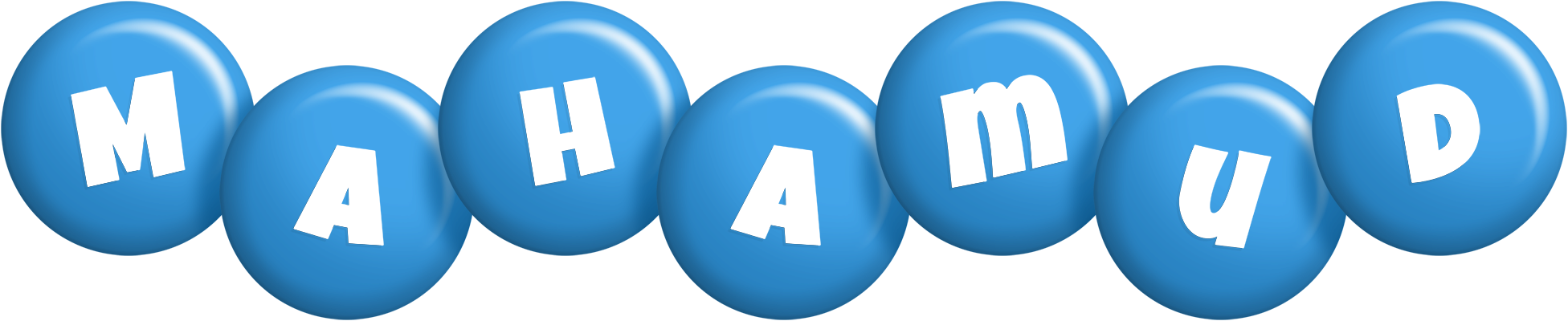 Mahamud candy-blue logo