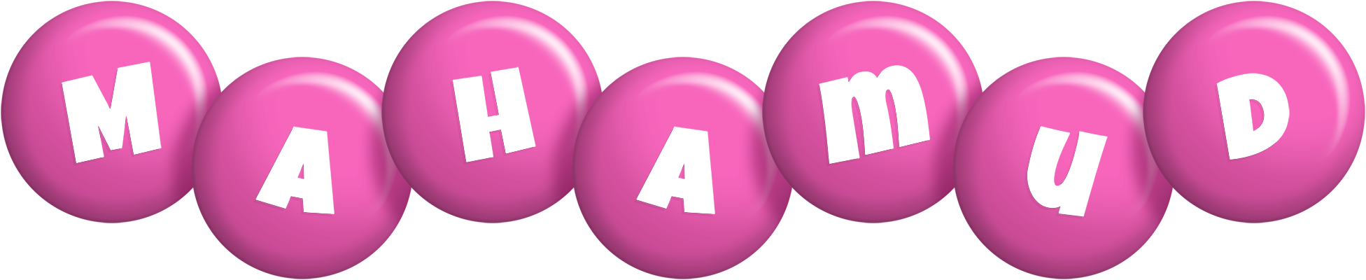 Mahamud candy-pink logo