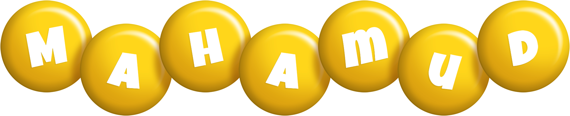 Mahamud candy-yellow logo