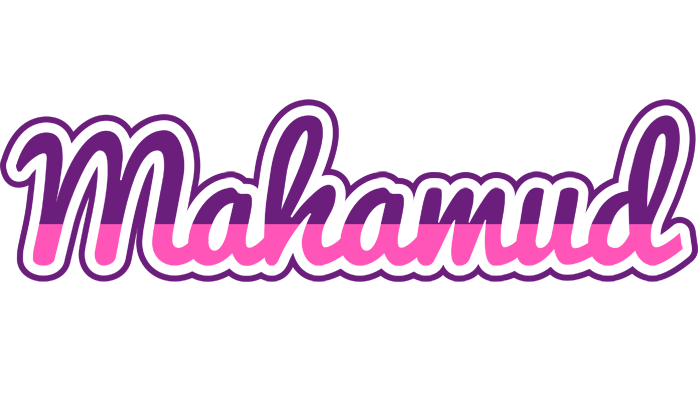 Mahamud cheerful logo