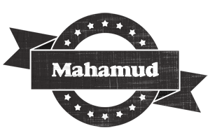 Mahamud grunge logo