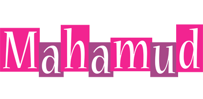 Mahamud whine logo