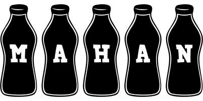 Mahan bottle logo