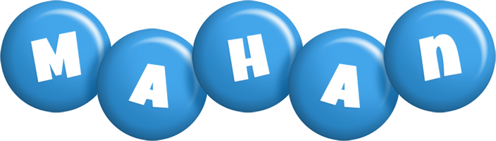 Mahan candy-blue logo